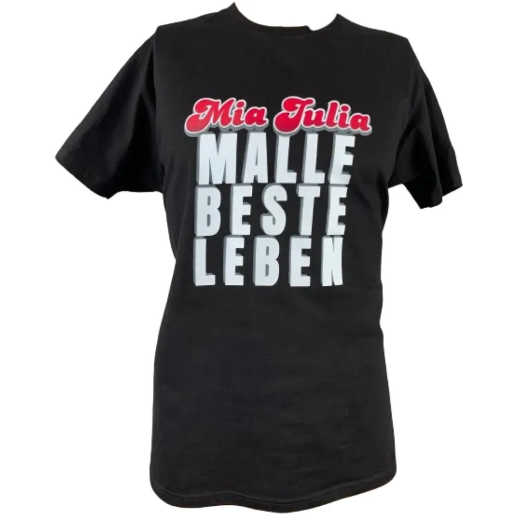 Shirt "Malle Beste Leben" black